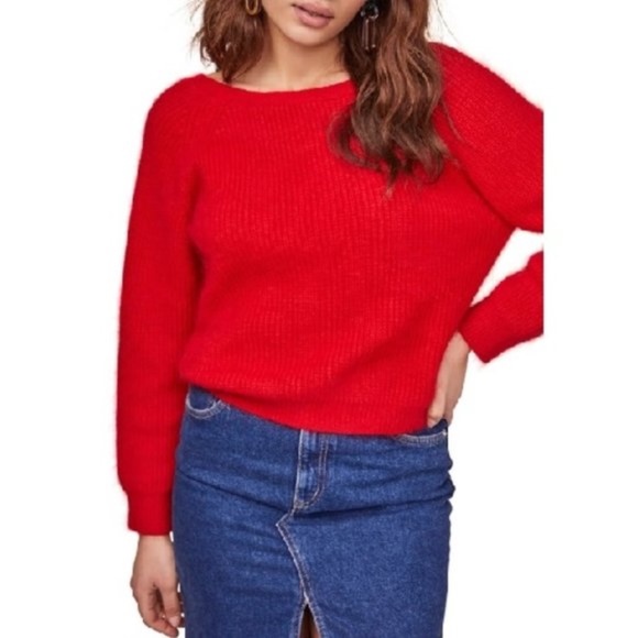 ASTR the Label Serena V-Back Sweater - Picture 2 of 8